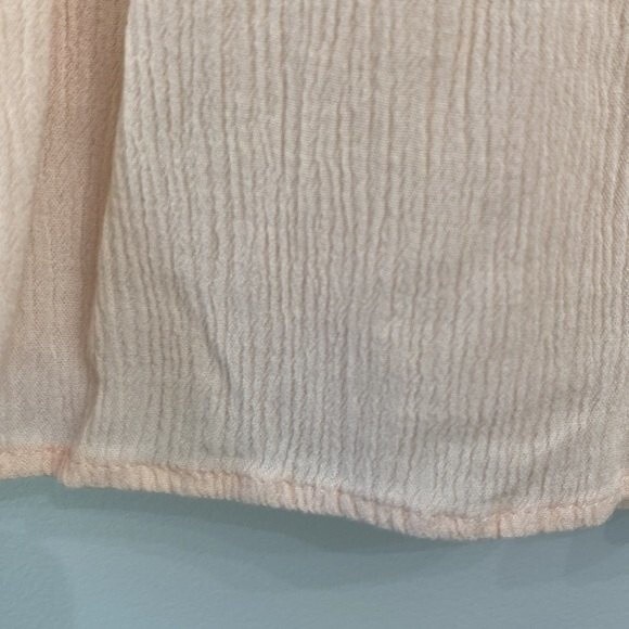 Forever 21 Off The Shoulder Strappy Crochet Lace Crop Top Gauze Cottagecore Soft - Picture 5 of 12